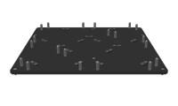 4-кратная загрузочная приемная пластина MiStar CMM, крепления серии eco-fix, система приемника поддонов PRS (K551330)