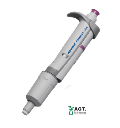 Дозатор Eppendorf Research plus 0,5 – 5 мл лиловый 3123000071
