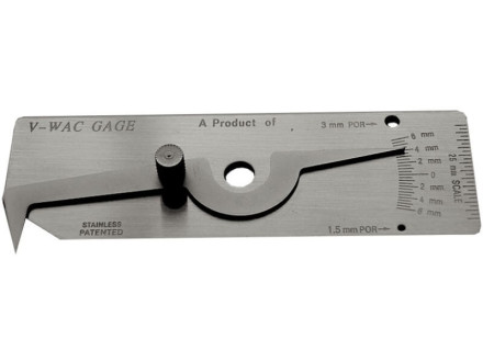 Шаблон сварщика V-WAC (SIngle Weld Gauge)
