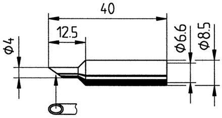 Жало паяльное Ersa 832PW