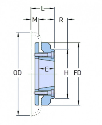 Фланец под расточку SKF PHE F50RSBFLG