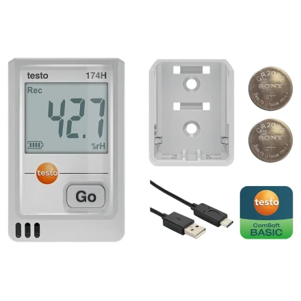Логгер Testo 174 H USB-C белый