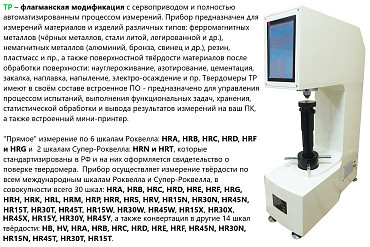 Твердомер ВОСТОК-7 Роквелла и Супер-Роквелла ТР
