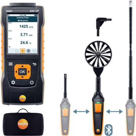 Комплект Testo 440dP для вентиляции №2