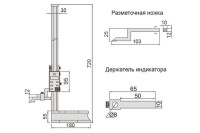 Штангенрейсмас цифровой ШРЦ INSIZE 1150-500