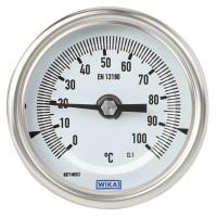 WIKA Стрелочный термометр 0 → 80 °C, 48801756, Термометр