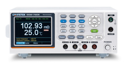 Микроомметр GW Instek GOM-7805