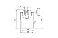 Стойка для микрометров до 300 мм/12", с магнитным основанием 7111-1000