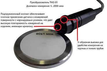 Толщиномер ВОСТОК-7 В7-537 + ТМ2-01